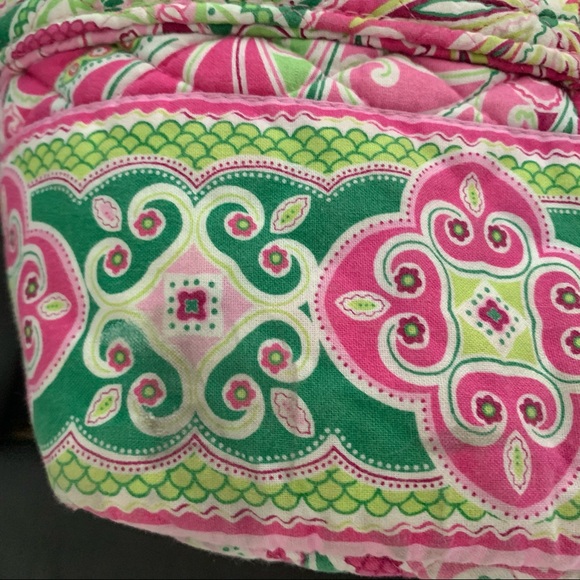 Vera Bradley “Pinwheel Pink” Small Duffel Bag - Picture 4 of 7